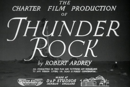 Roy Boulting's Thunder Rock Michael Redgrave James Mason